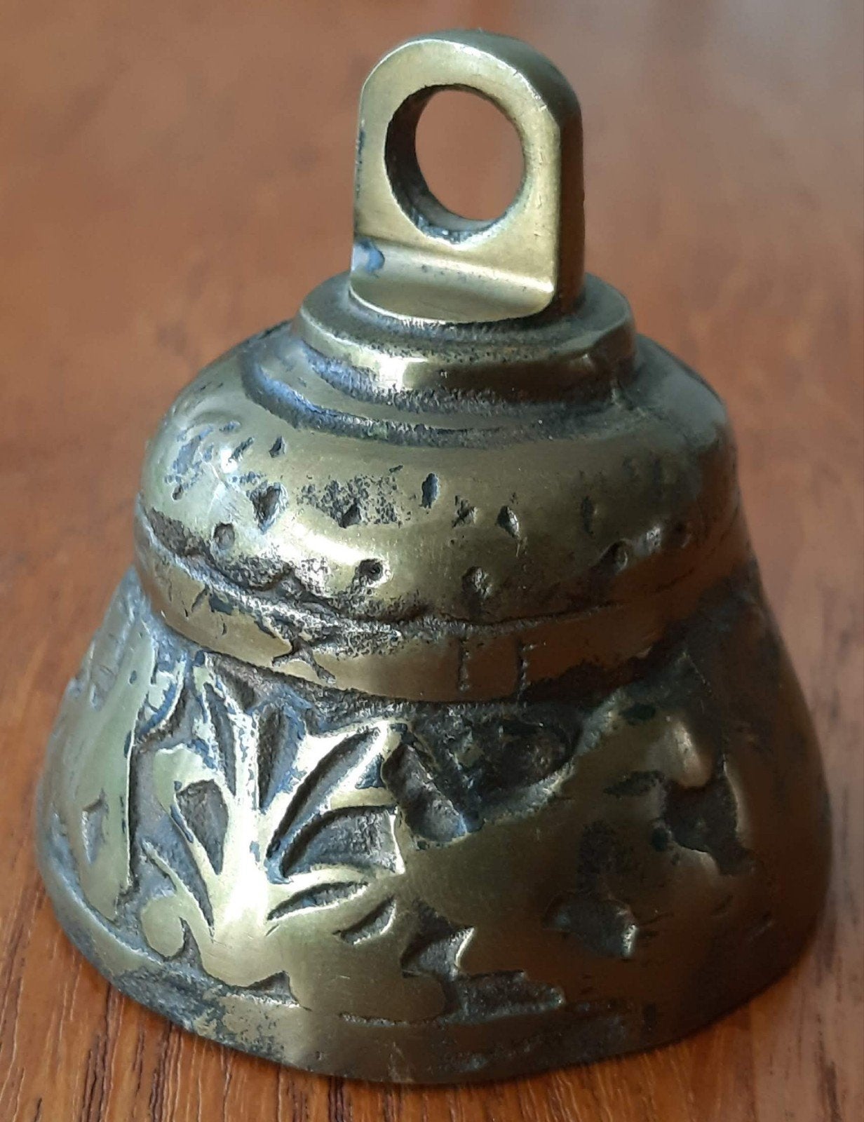 Massief koperen handbel, Antiek en Kunst, Ophalen of Verzenden