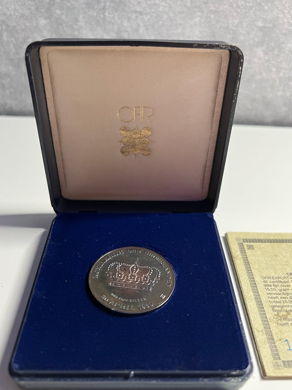 Zilveren Kroningsdukaat Koningin Beatrix 1980, Koningin Beatrix, Zilver, Losse munt, Overige waardes