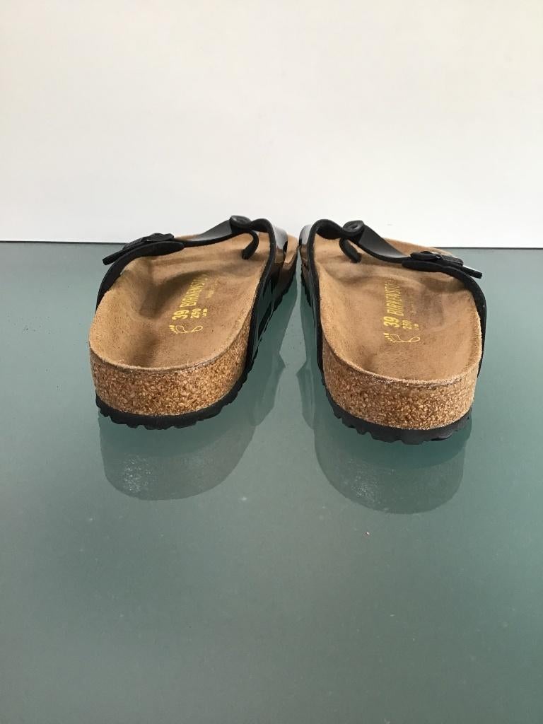 Birkenstock 39 zwarte slippers | Nieuw! | Gratis verzenden, Slippers, Verzenden, Zwart, Nieuw