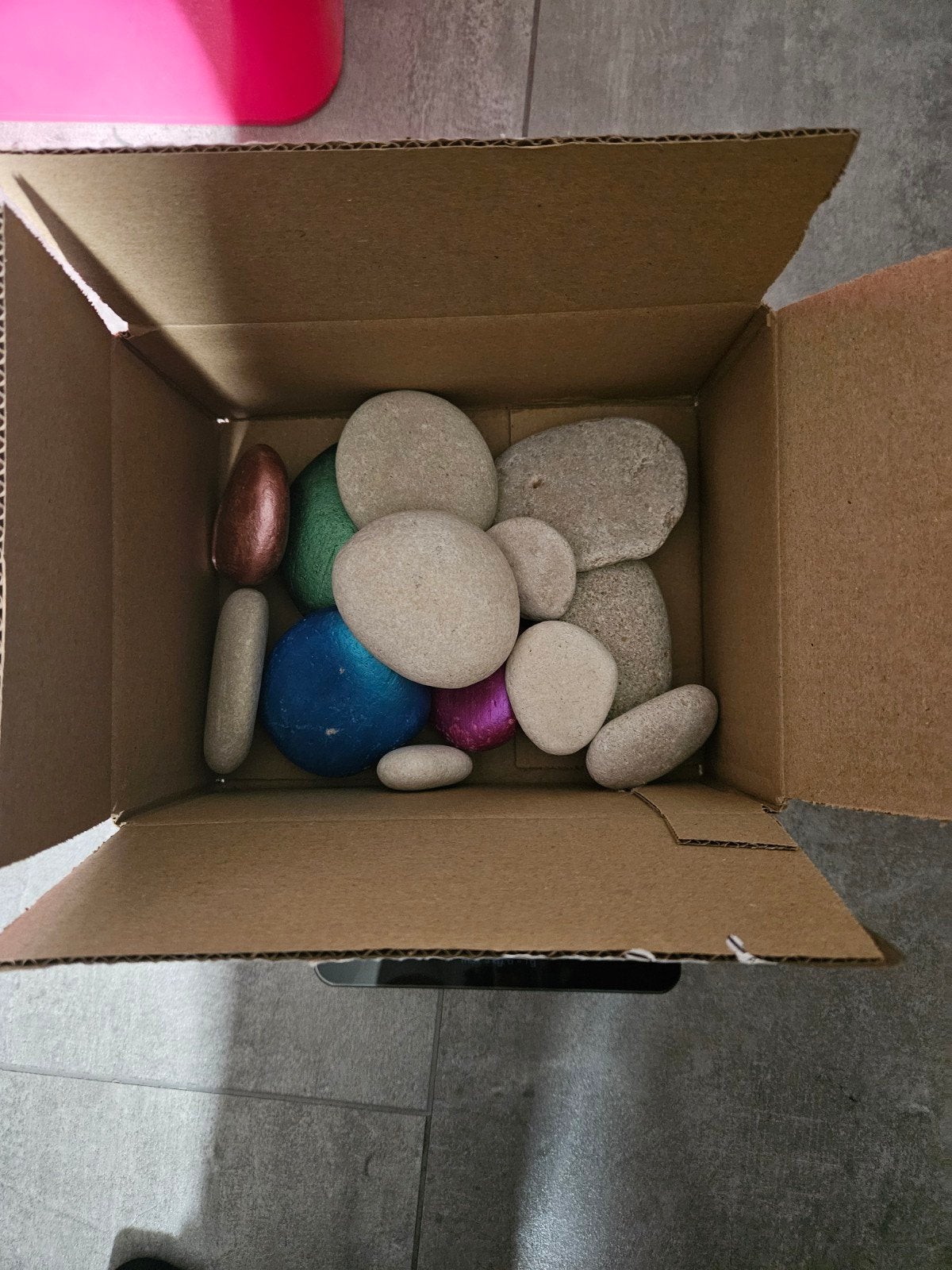 1,7 kilo platte stenen, Ophalen of Verzenden, Gebruikt, Doek