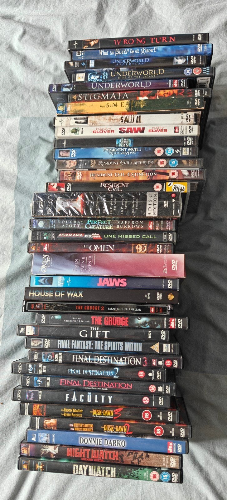 Horrorfilms op DVD, Vanaf 16 jaar, Ophalen of Verzenden