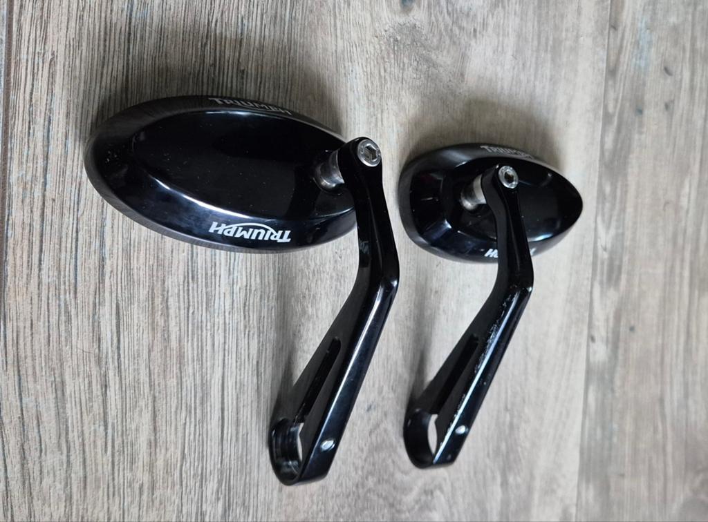 Triumph bar end mirror set Street Triple, Ophalen of Verzenden