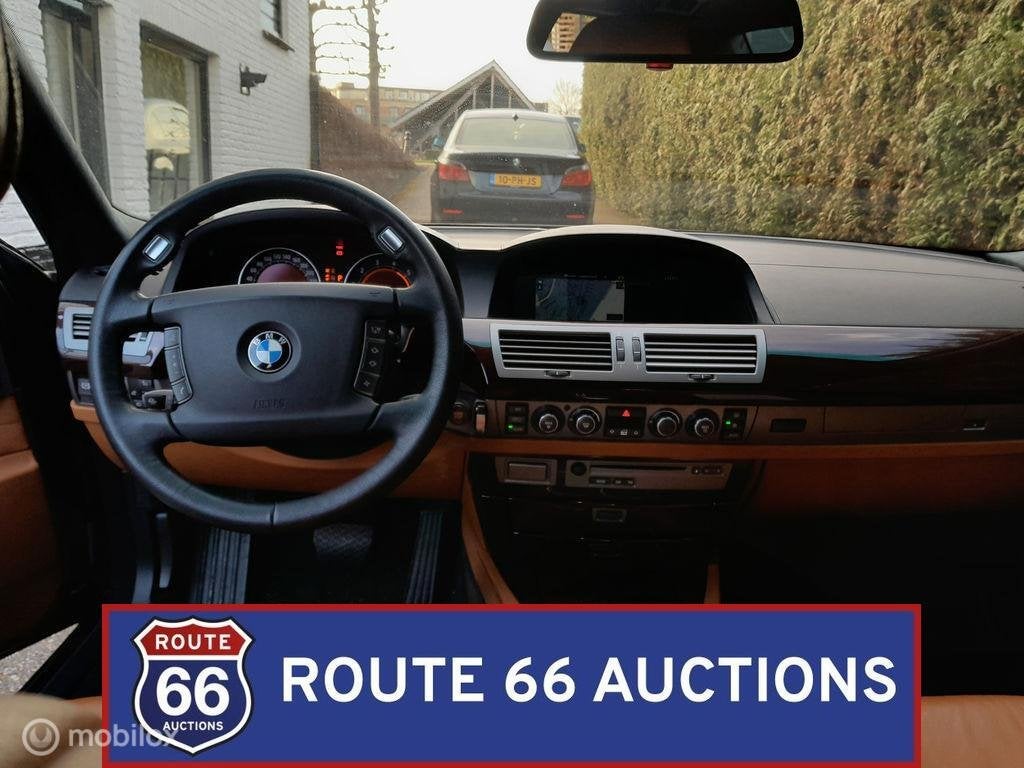 BMW 760Li | 2007 | Route 66 Auctions, Auto's, Gebruikt, Overige carrosserieën, Zwart, Bedrijf
