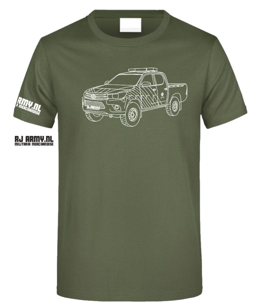 Toyota Hilux-terreinwagen koninklijke marechaussee KMAR, Ophalen of Verzenden, Landmacht, Nederland, Kleding of Schoenen