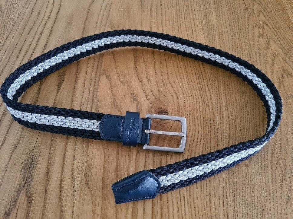Fairplay wedstrijd riem blauw/zilver maat 80, Ophalen of Verzenden, Nieuw, Dressuur