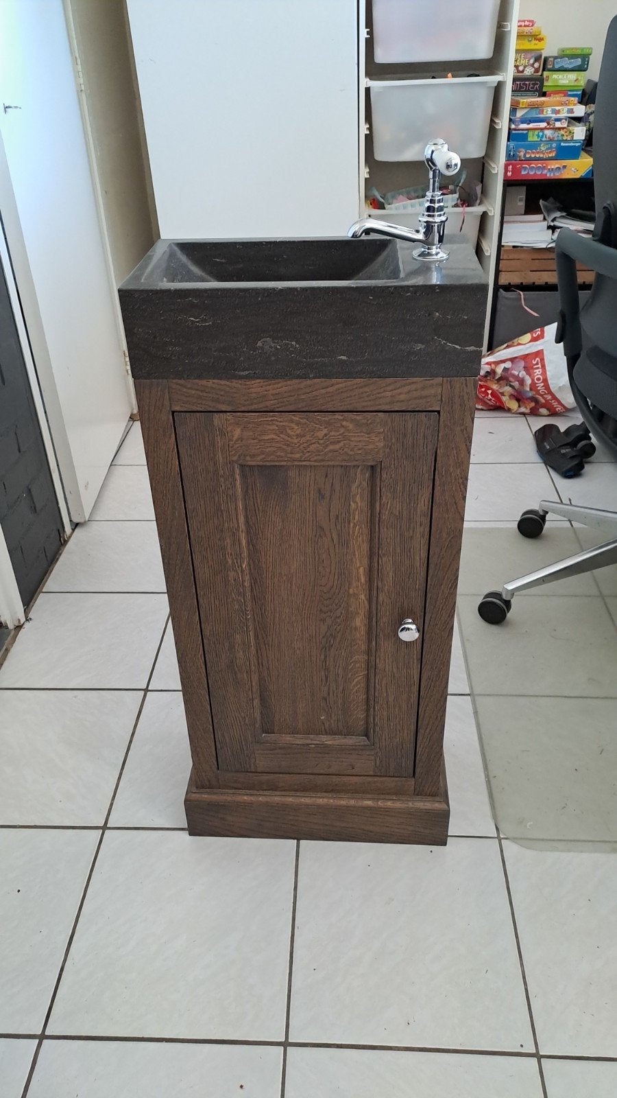 badkamer meubel,douchedeur,wc meubel, Ophalen, Gebruikt, Overige typen, Minder dan 100 cm