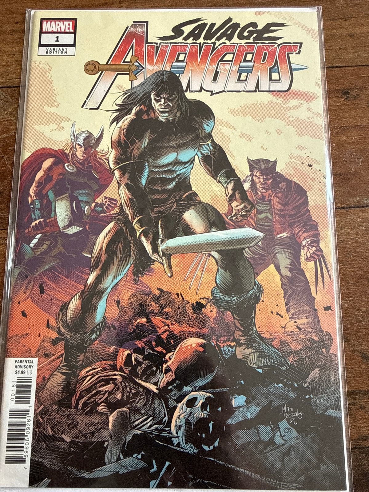 Savage Avengers #1 Variant Edition Marvel Comic, Eén comic, Ophalen of Verzenden, Nieuw, Amerika
