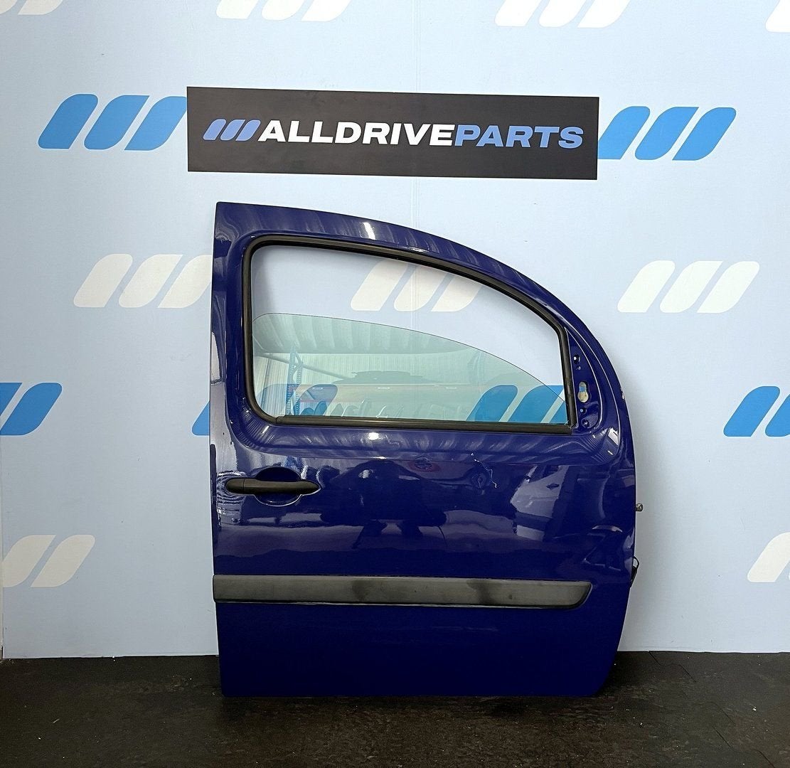 Voorportier rechts Renault Kangoo donkerblauw 801004234R, Gebruikt, -, Deur, -