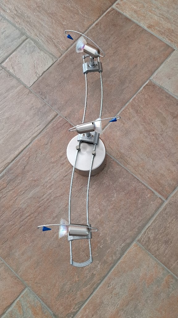 Plafondlamp halogeen, Ophalen, Zilver, Modern, Dimbaar