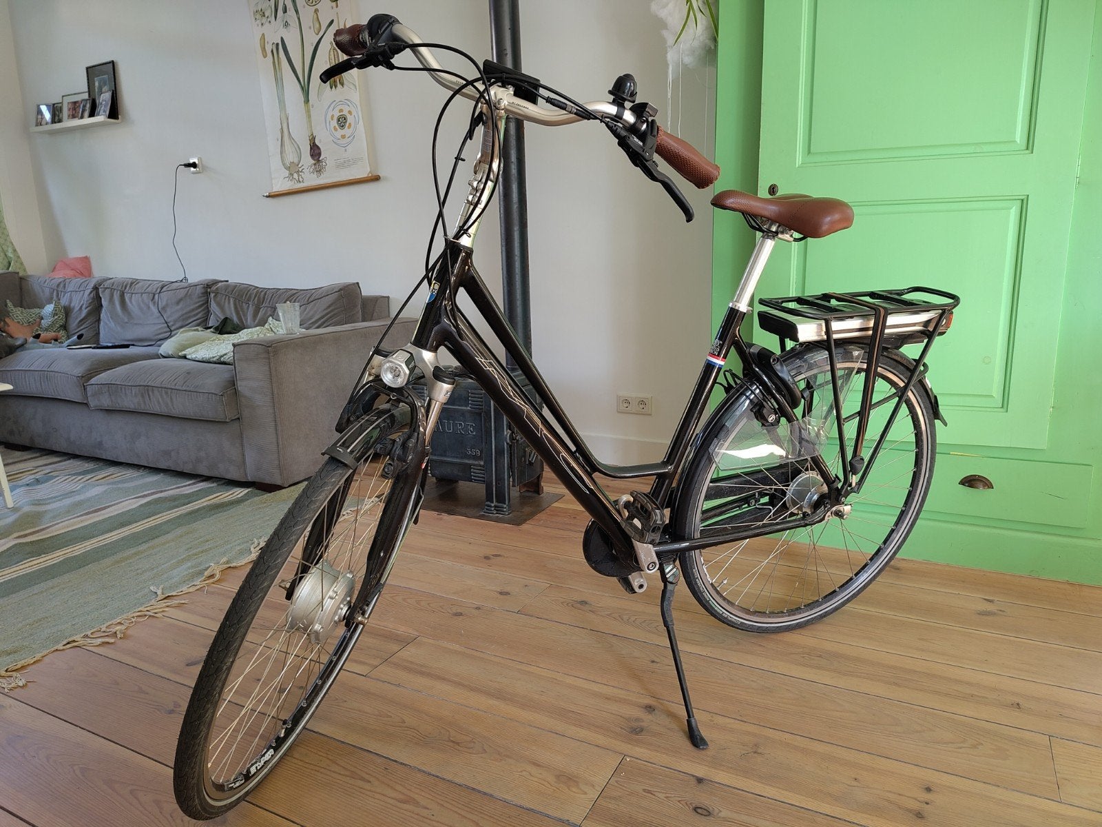 Multicycle elektrische fiets nieuwstaat, 8 vers, shimano, Zo goed als nieuw, 51 tot 55 cm, 50 km per accu of meer, Ophalen