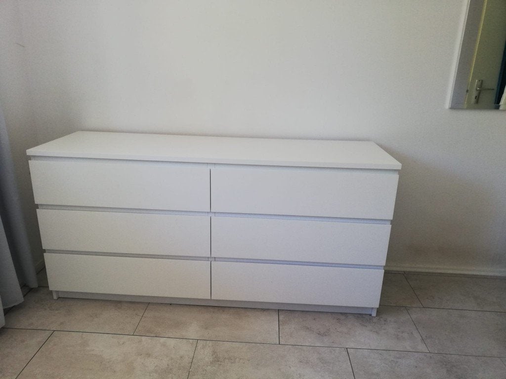 set 2 IKEA KULLEN Ladekasten – Hoogglans Wit, Ophalen, Gebruikt, 5 laden of meer, Minder dan 100 cm