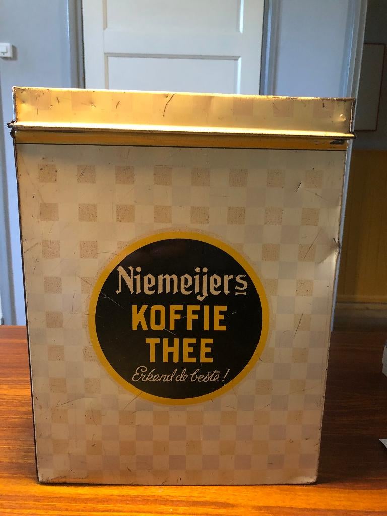Winkelblik, Verzamelen, Blikken, Ophalen of Verzenden, Gebruikt, Koffie, Overige merken