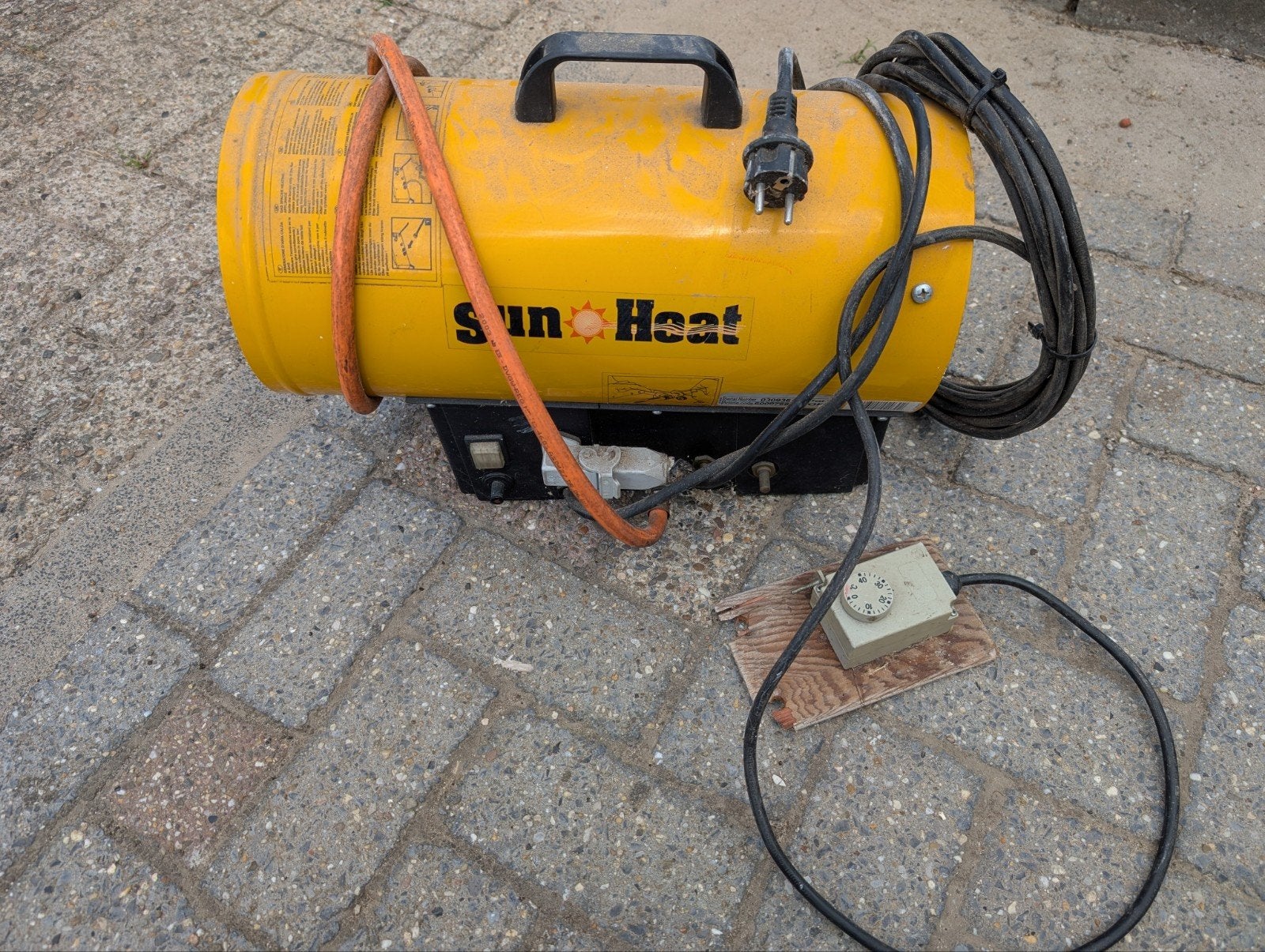 Sun Heat heteluchtkanon op gas, 30 tot 80 cm, Gebruikt, Kachel, Ophalen of Verzenden