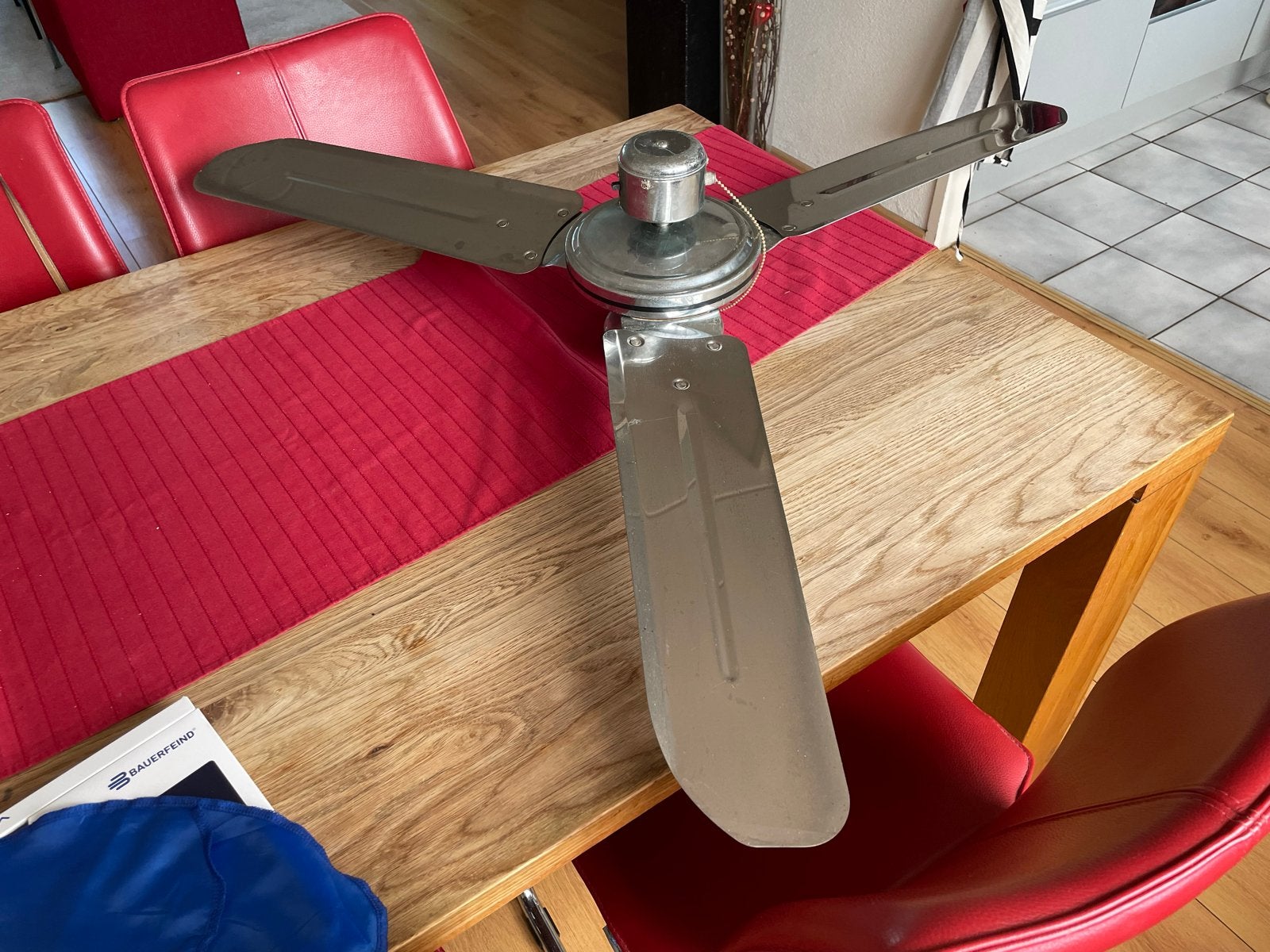 Weihe Plafondventilator - Vintage Stijl, Witgoed en Apparatuur, Ventilatoren, Gebruikt, Plafondventilator, Ophalen