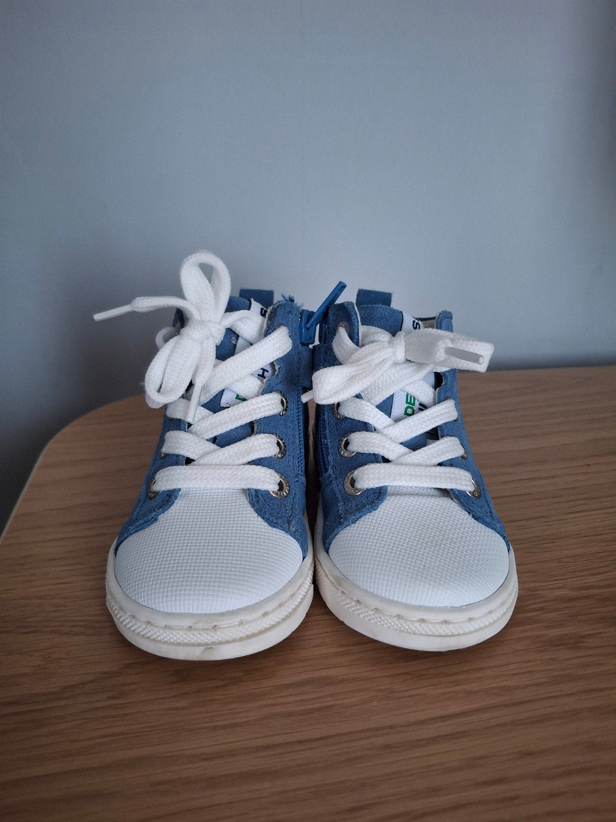 Develab blauwe babyschoentjes maat 21, Jongen of Meisje, Schoenen, Ophalen of Verzenden, Zo goed als nieuw