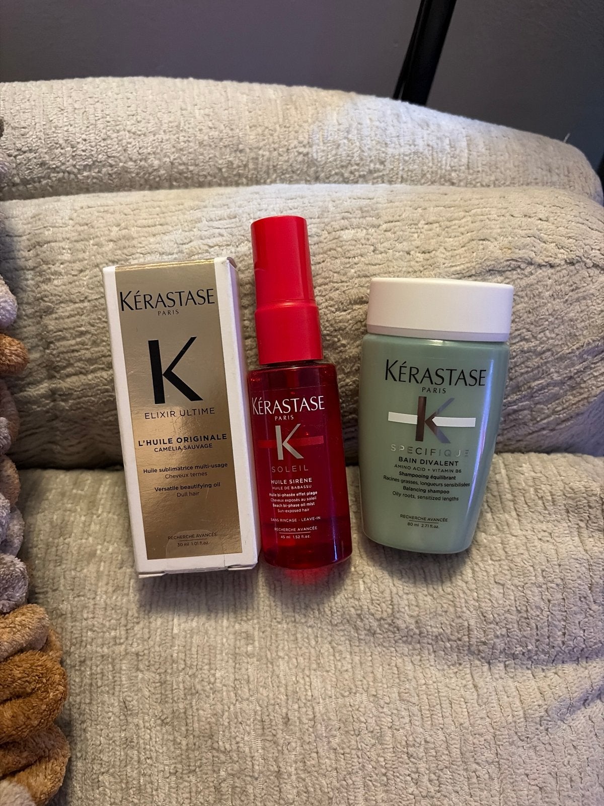 Kerastase mini's: Elixir Ultime, Soleil Huile Sirene, Specif, Verzenden, Nieuw, Haarverzorger of -hersteller