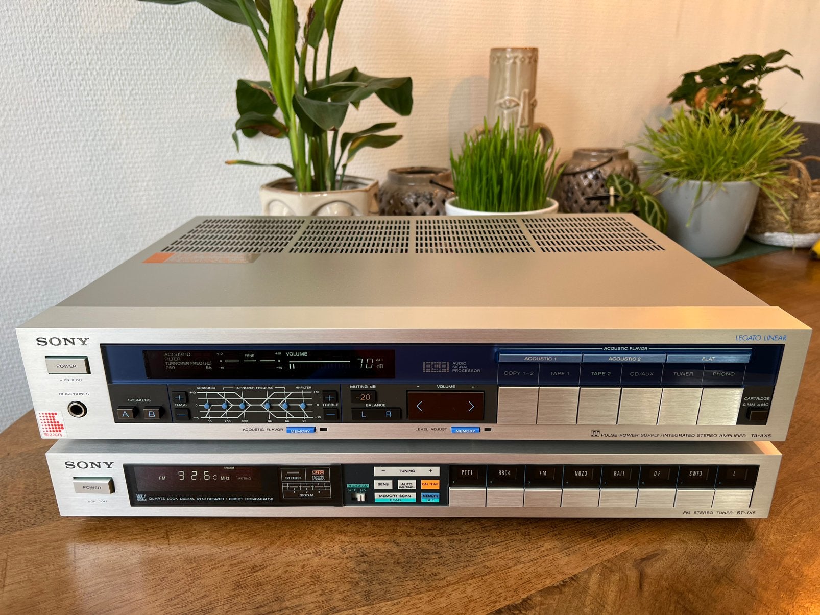 NIEUW Sony ST-JX5 tuner radio en de TA-AX5 versterker, Ophalen of Verzenden, Nieuw, Sony, Losse componenten