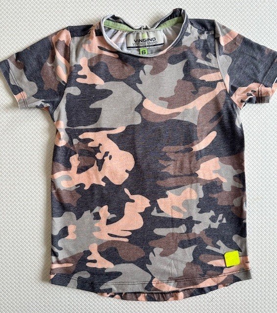 T shirt van Vingino style Hartog , maat 116 zgan (N673), Ophalen of Verzenden, Zo goed als nieuw, Vingino, Shirt of Longsleeve
