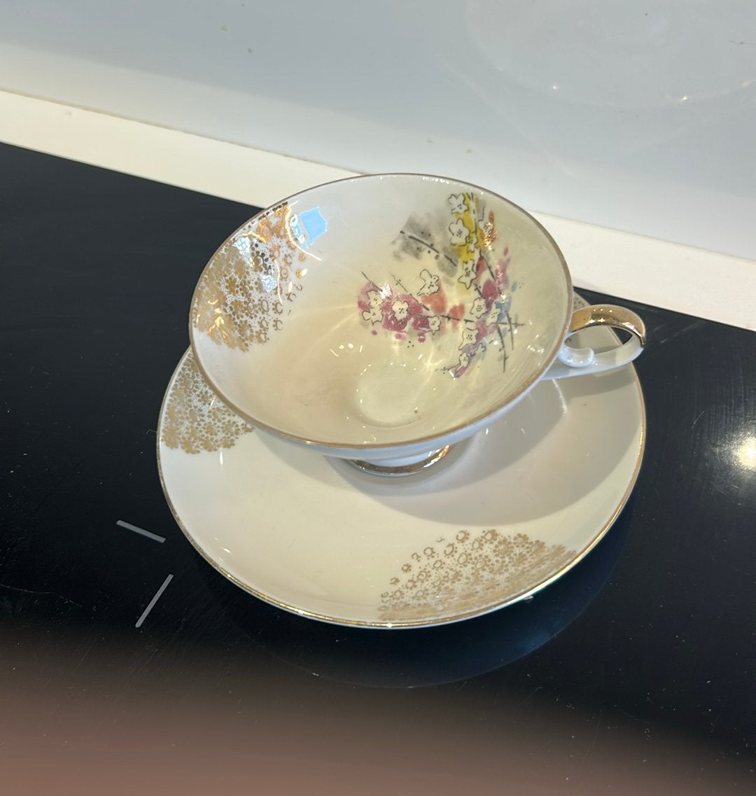 Theekop en schotel van Bareuther, Antiek en Kunst, Ophalen of Verzenden