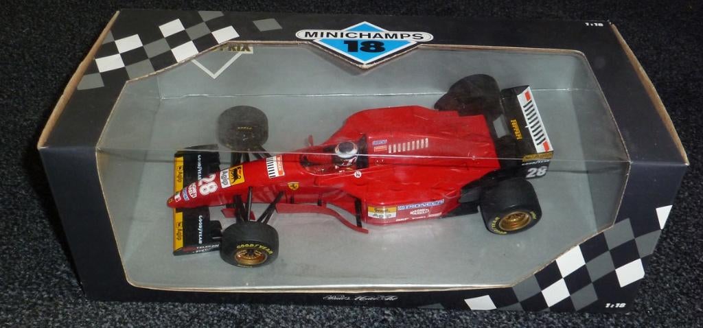 1995 - Ferrari 412T2 - Gerhard Berger, Ophalen of Verzenden, Zo goed als nieuw, Auto, MiniChamps