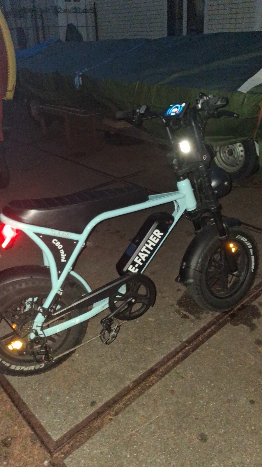 mooie c80 mini mooie blauwe kleur alles doet het, Overige merken, Ophalen of Verzenden, Zo goed als nieuw, 59 cm of meer