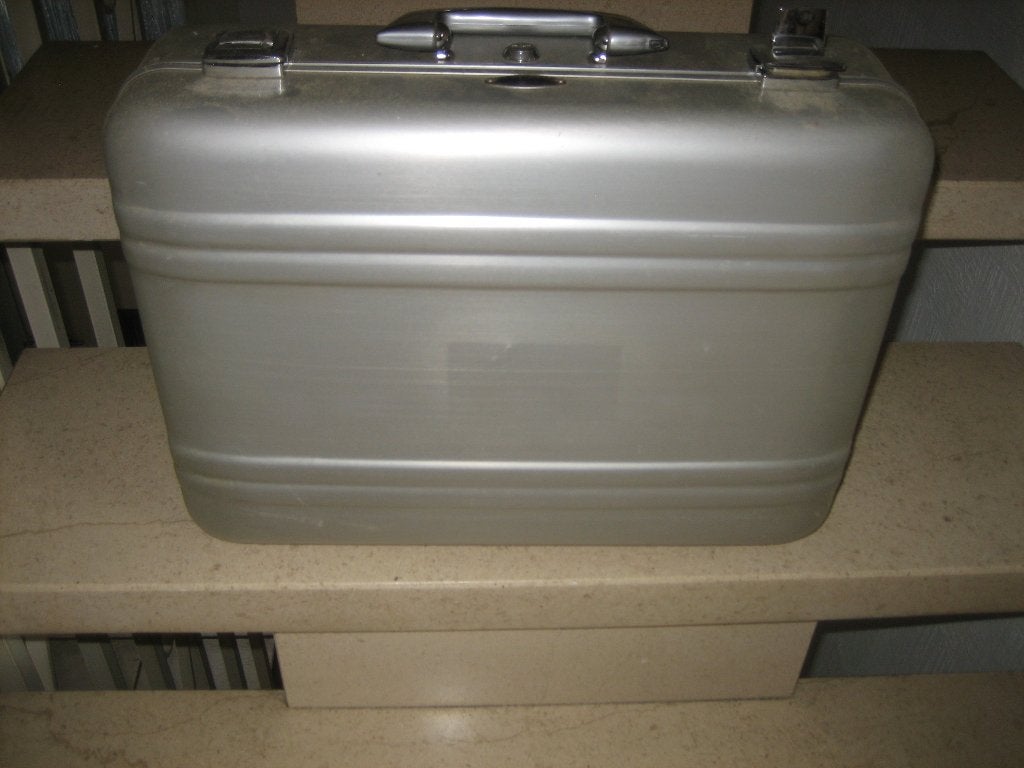 KOFFER ALUMINIUM, Gebruikt, Minder dan 50 cm, Ophalen of Verzenden, Minder dan 35 cm