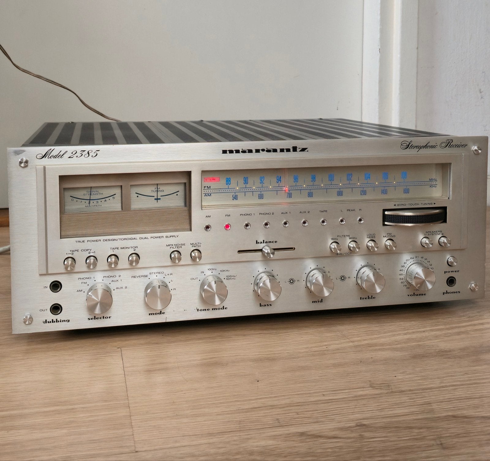 Marantz Model 2385 Stereofonische Receiver, Marantz, Gebruikt, Ophalen of Verzenden, 120 watt of meer