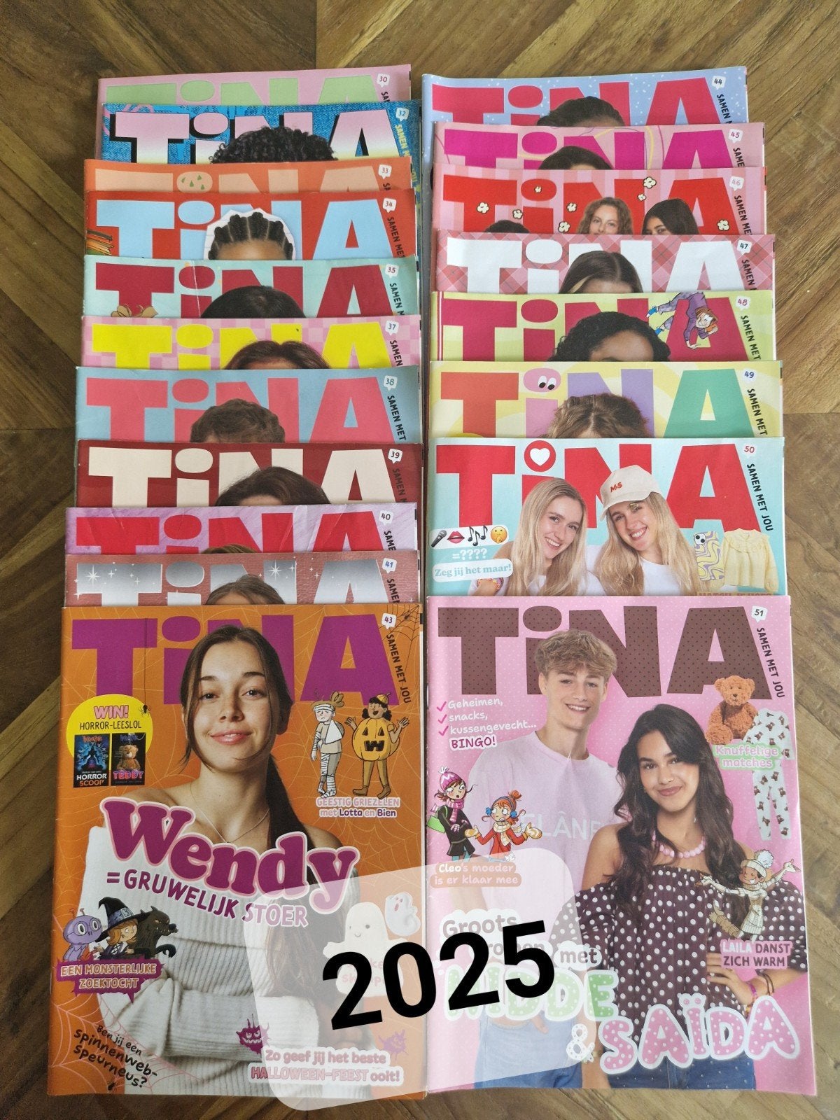 Tina Tijdschriften 2025 - Juli t/m december, Ophalen of Verzenden, Gelezen, Damesbladen