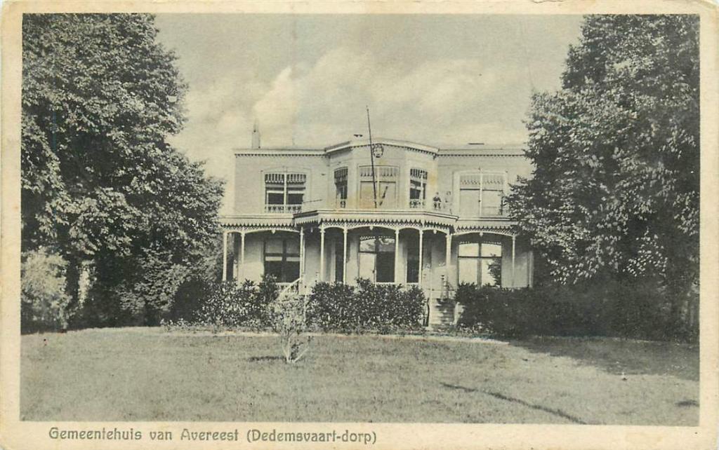 381-264-003 Avereest Gemeentehuis, Verzenden, Voor 1920, Overijssel
