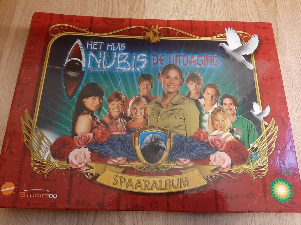 Het huis Anubis de uitdaging spaaralbum met kaarten, Verzamelen, Ophalen of Verzenden