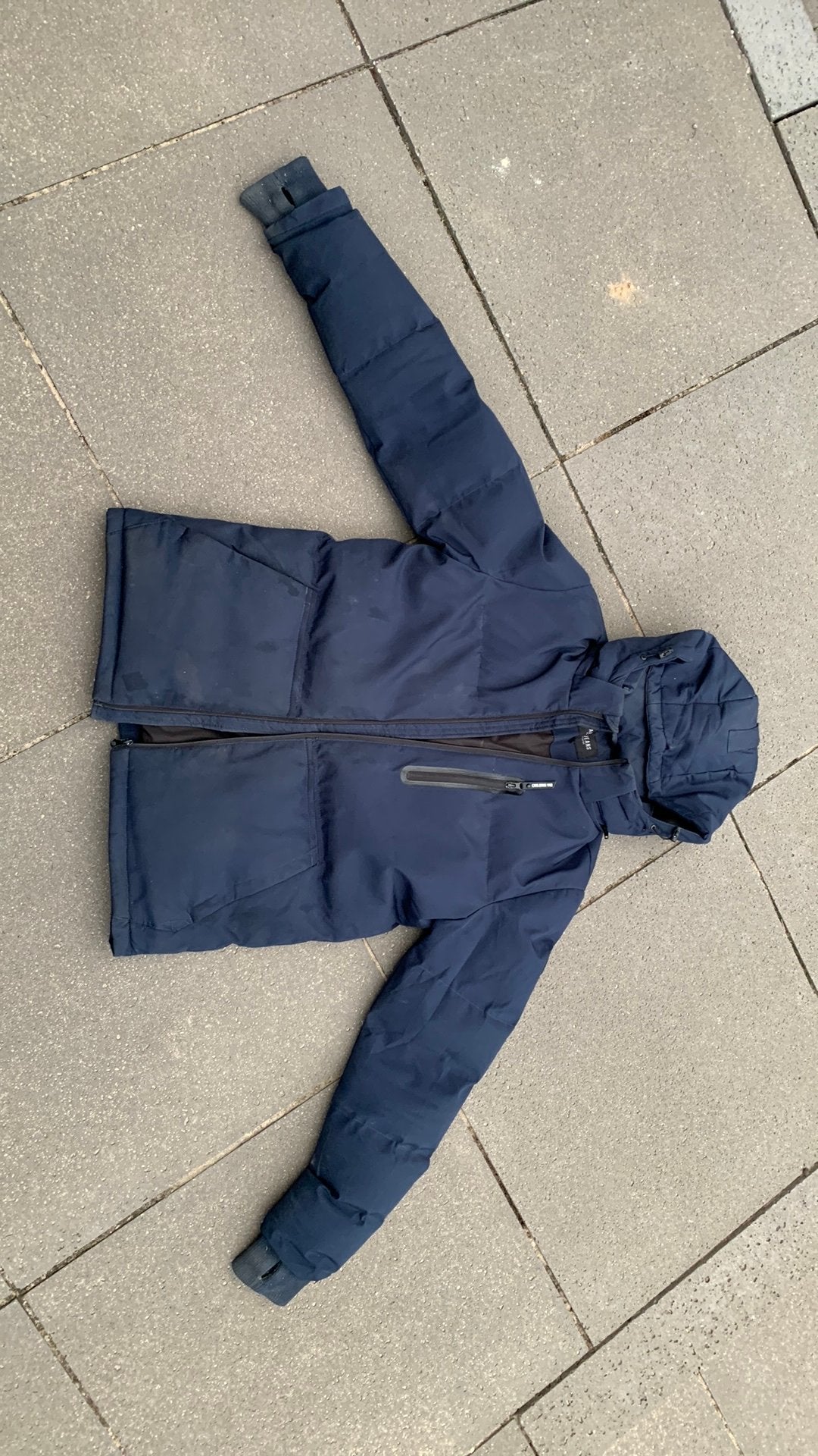 Winterjas cars jeans maat M, Kleding | Heren, Jassen | Winter, Ophalen of Verzenden, Zo goed als nieuw, Blauw