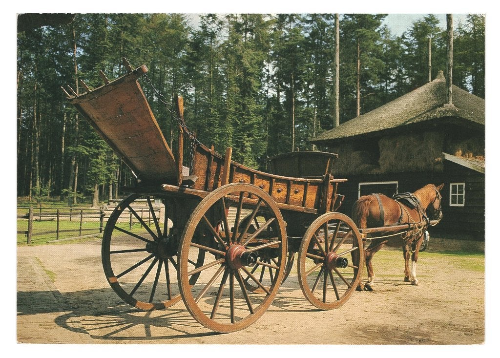 37577 Arnhem openluchtmuseum Gelderse Boerenwagen  Onbeschr, Ophalen of Verzenden, 1960 tot 1980, Ongelopen, Gelderland