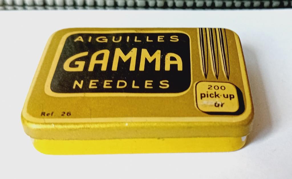 grammofoonnaaldblik Gamma, Ophalen of Verzenden, Overige