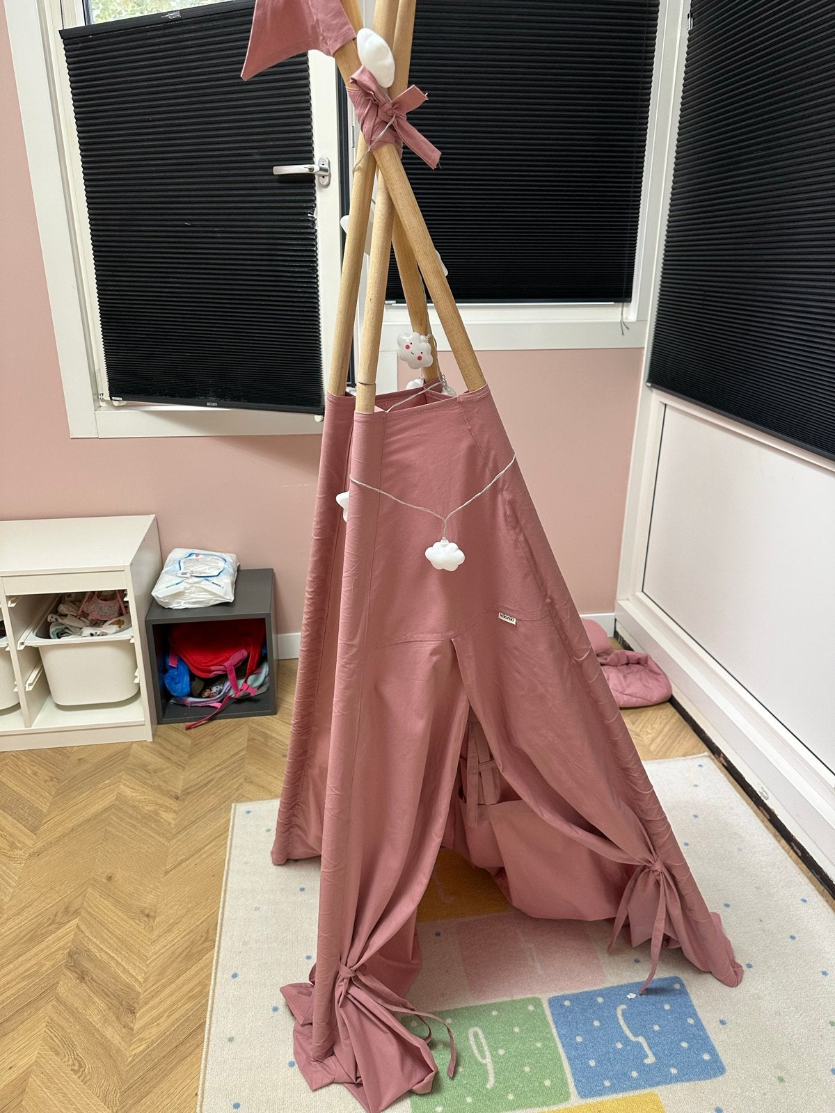 nieuwe Tipi Tent - Roze, Ophalen, Zo goed als nieuw, Overige materialen