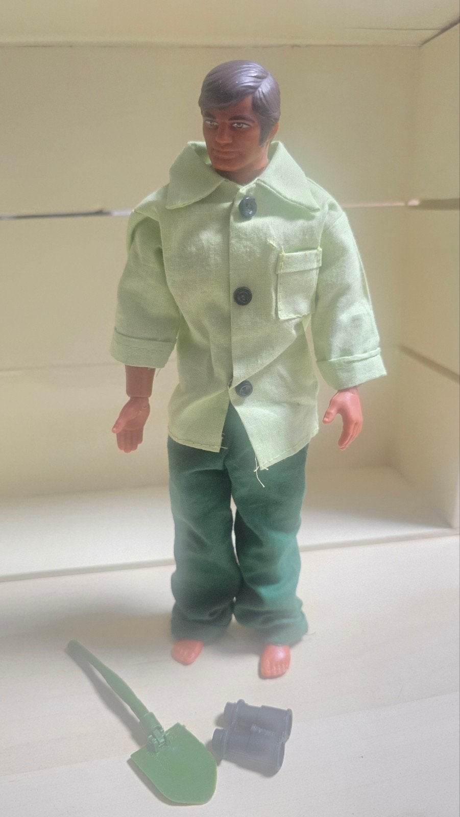 Vintage Mattel Action Man / Big Jim figuur met accessoires, Ophalen of Verzenden