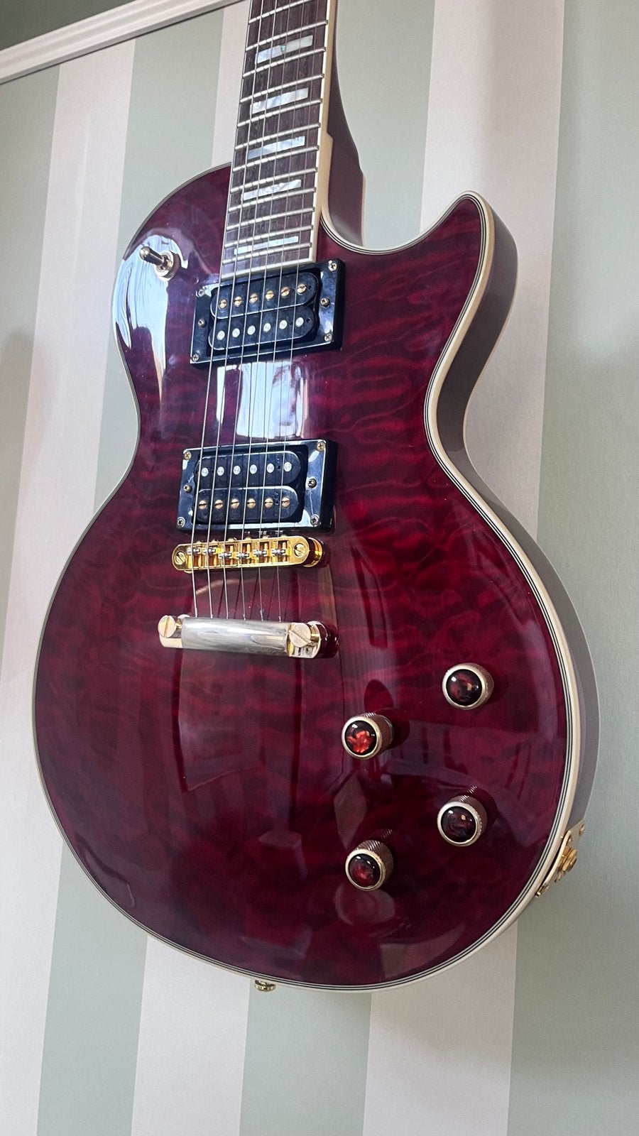 Epiphone Les Paul Custom Prophecy Plus - ruilen Telecaster, Ophalen of Verzenden, Zo goed als nieuw, Solid body, Epiphone