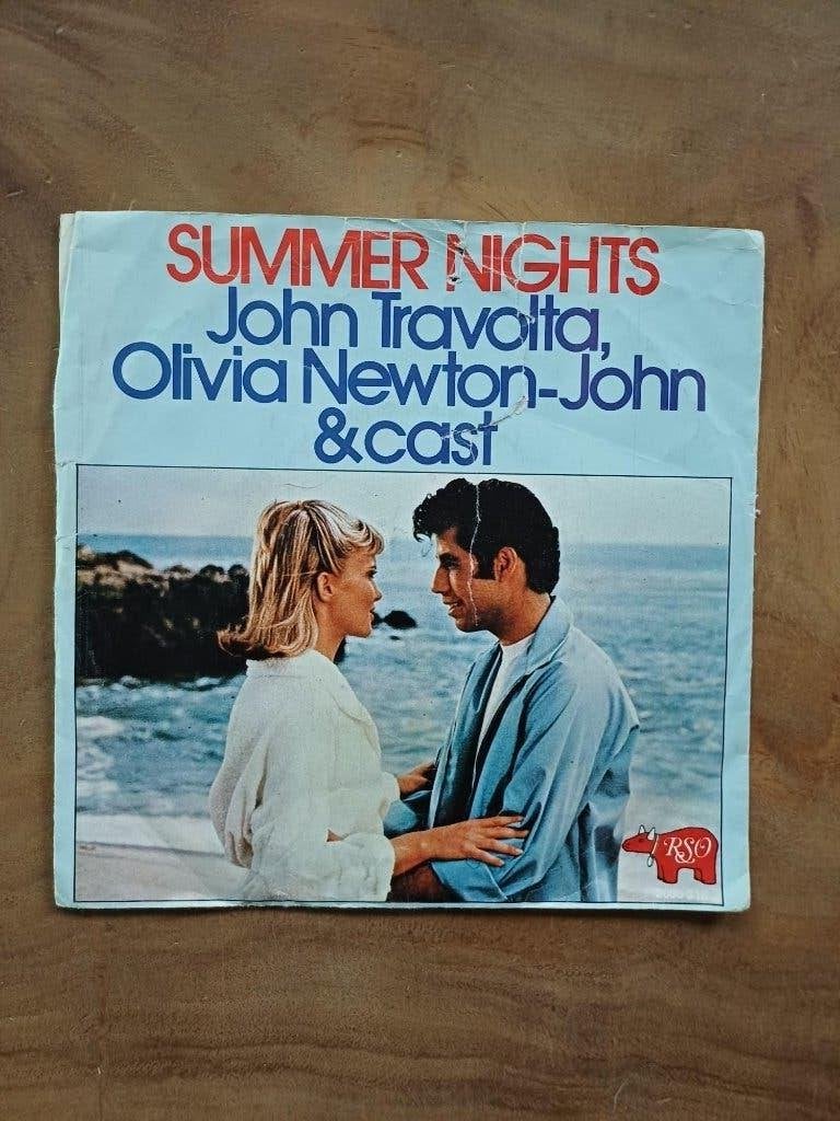 John Travolta & Olivia Newton-John - Summer Nights, Cd's en Dvd's, Vinyl | Pop, Ophalen of Verzenden, Gebruikt, Overige formaten