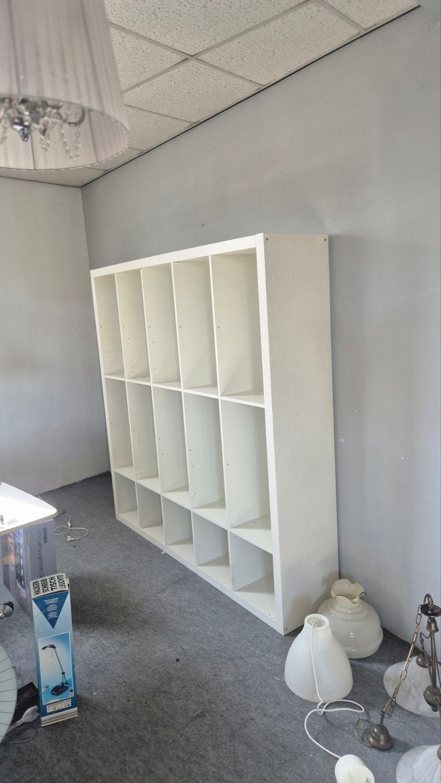 Witte Kalax Kast met  Vakken, Huis en Inrichting, Ophalen, Contact.nl@ikea.com, Gebruikt, IKEA