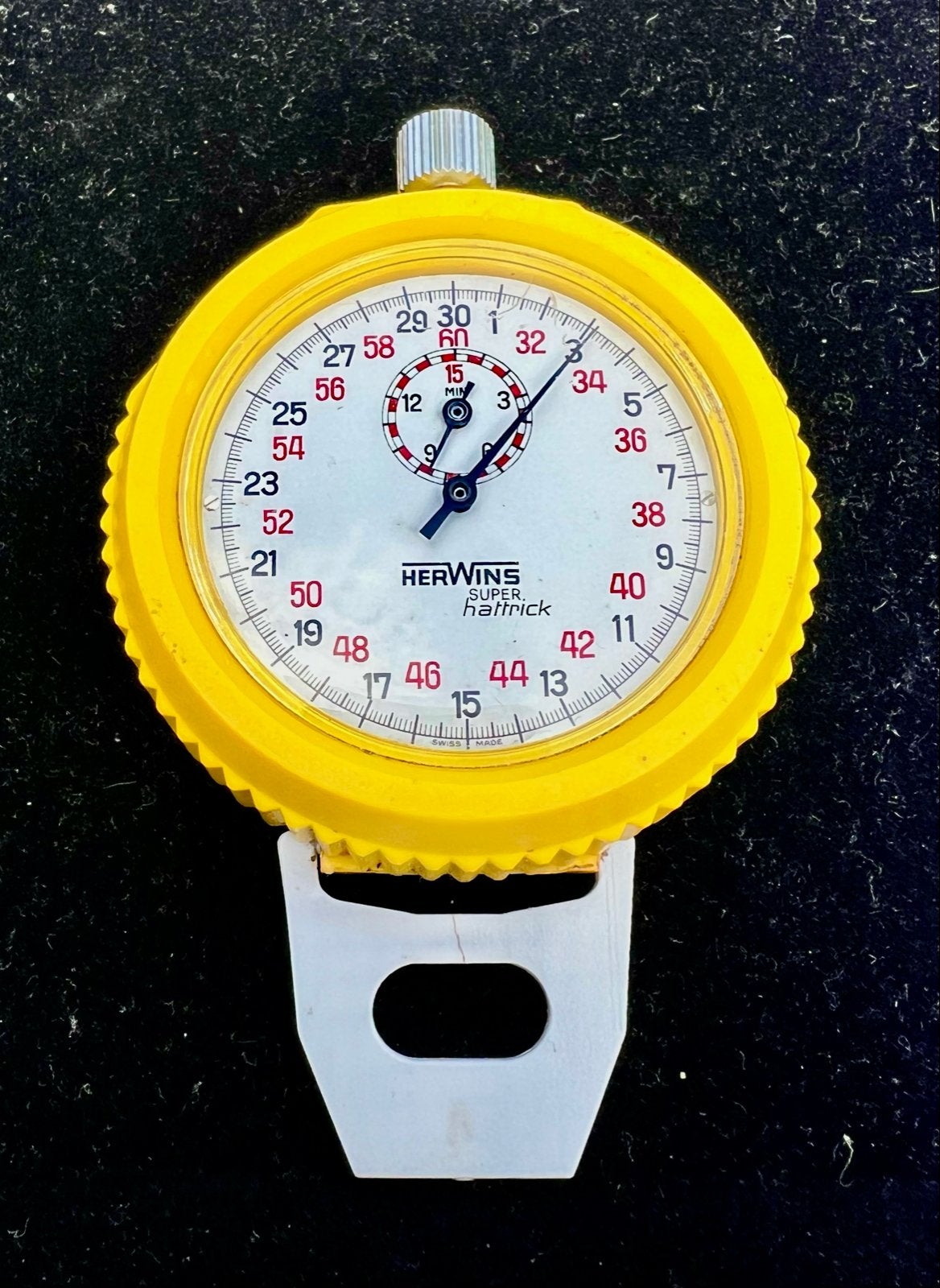 Stopwatch Hattricks mechanisch vintage ‘70, Ophalen of Verzenden, Android