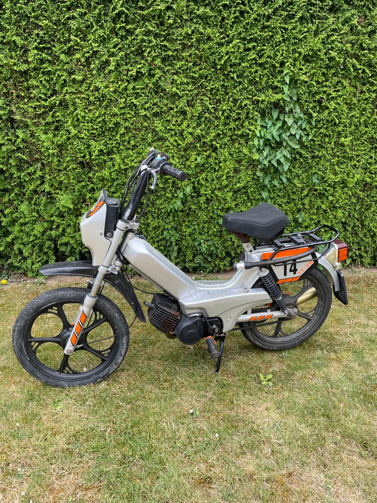 Geel Kenteken | Tomos A35 Brommer Zilver, Ophalen of Verzenden, Zo goed als nieuw, Standard