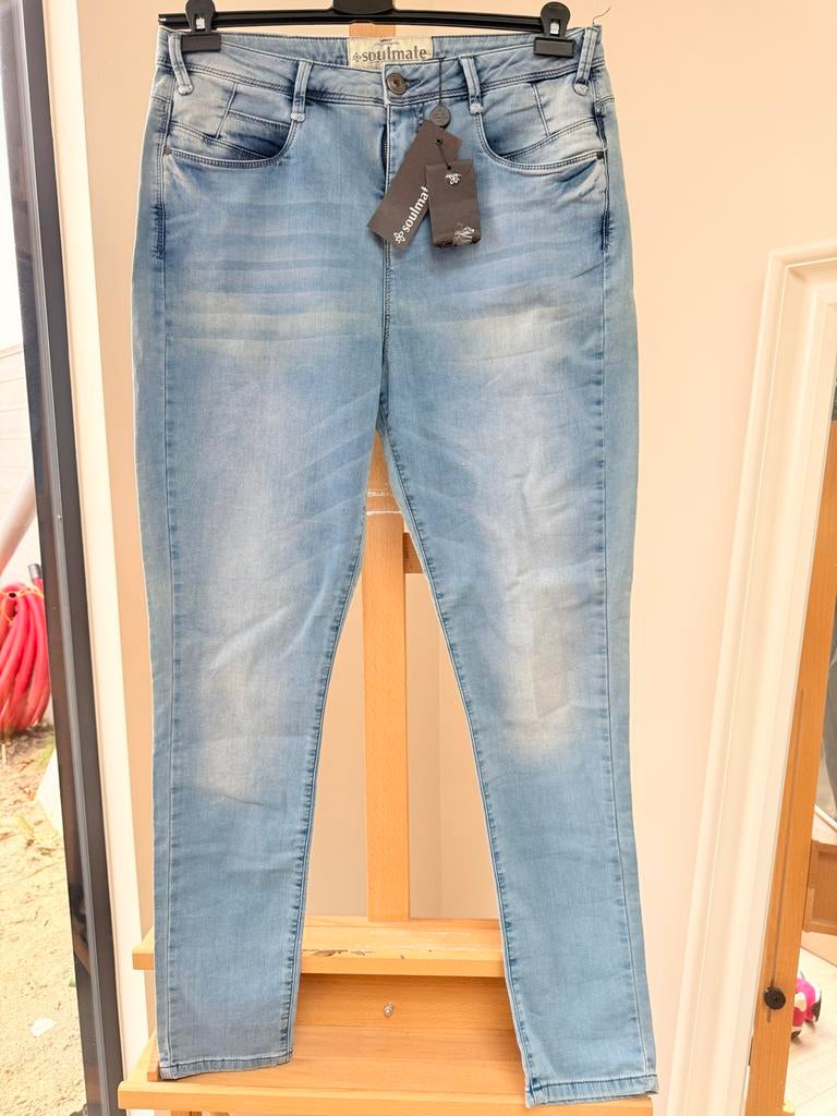 Soulmate Jeans Maat 40, Kleding | Dames, Ophalen of Verzenden, Nieuw, Blauw, W30 - W32 (confectie 38/40)