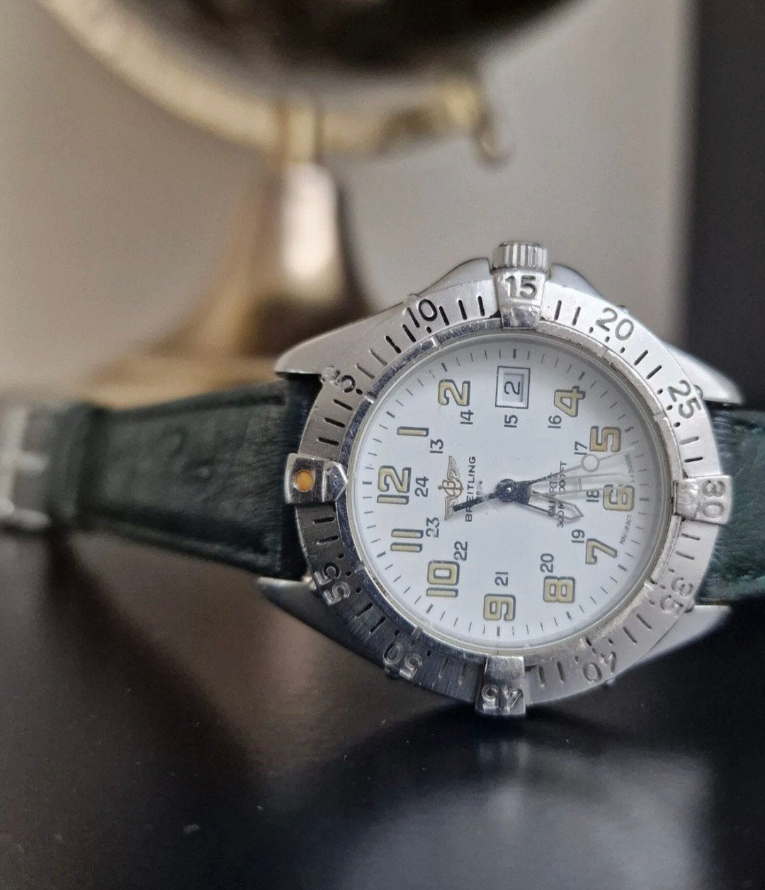 Breitling Colt Dameshorloge/herenhorloge, Leer, Polshorloge, Zo goed als nieuw, Info@breitling.com