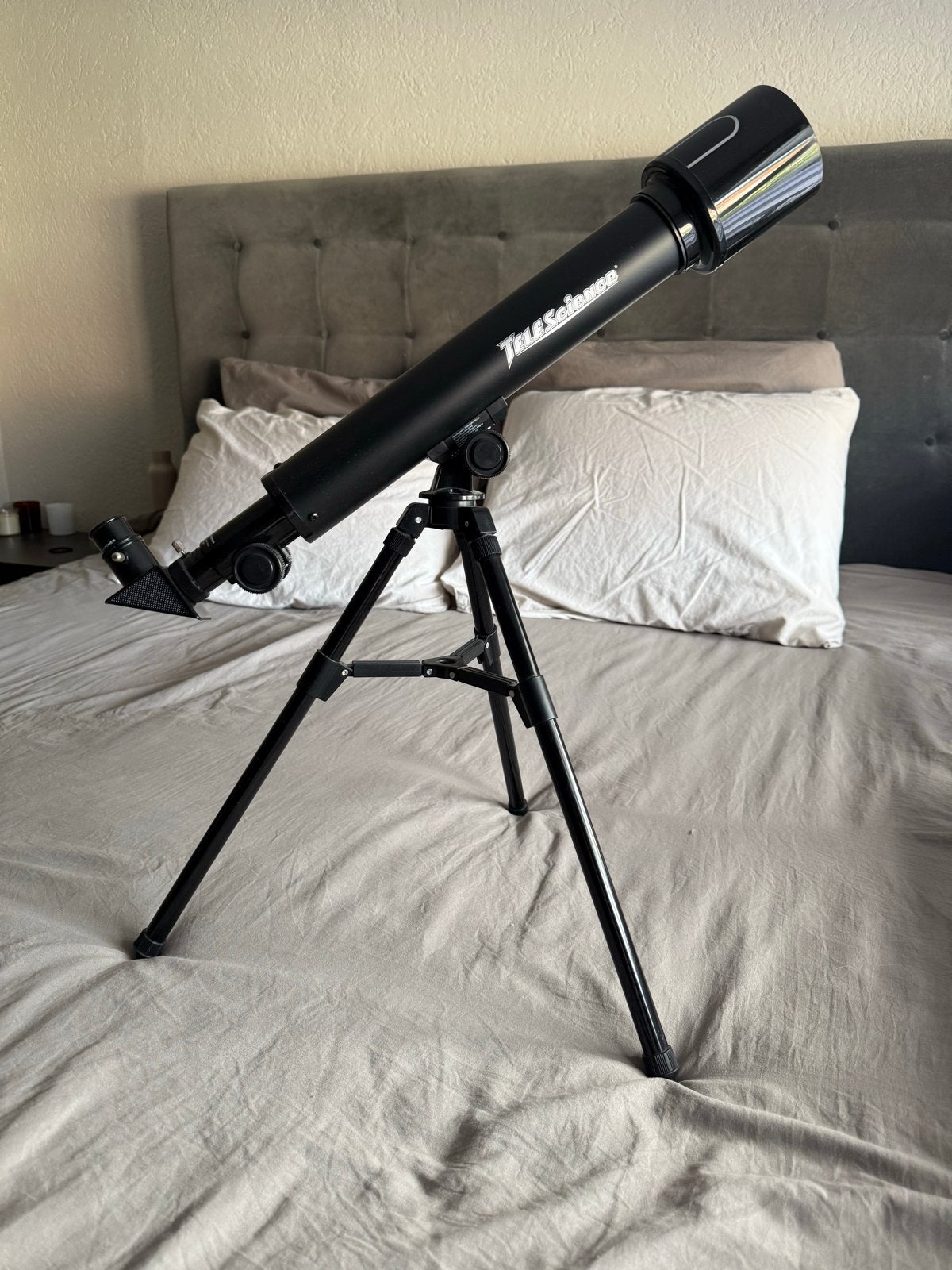 TeleScience Telescoop met Statief - Zo goed als nieuw, Audio, Tv en Foto, Optische apparatuur | Telescopen, Zo goed als nieuw