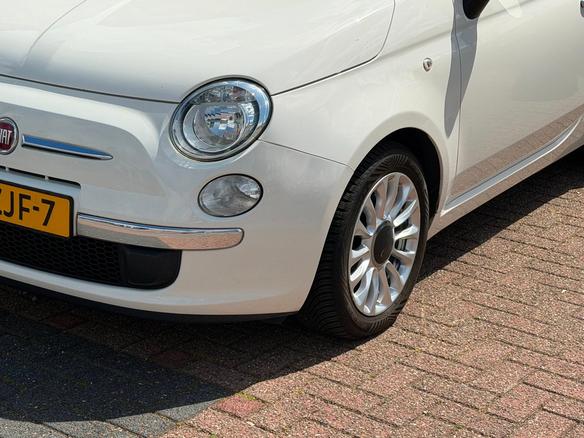 Fiat 500 0.9 TwinAir Lounge Airco|Schuifdak|Vol Onderhoud, Voorwielaandrijving, Euro 5, Gebruikt, 31 €/maand