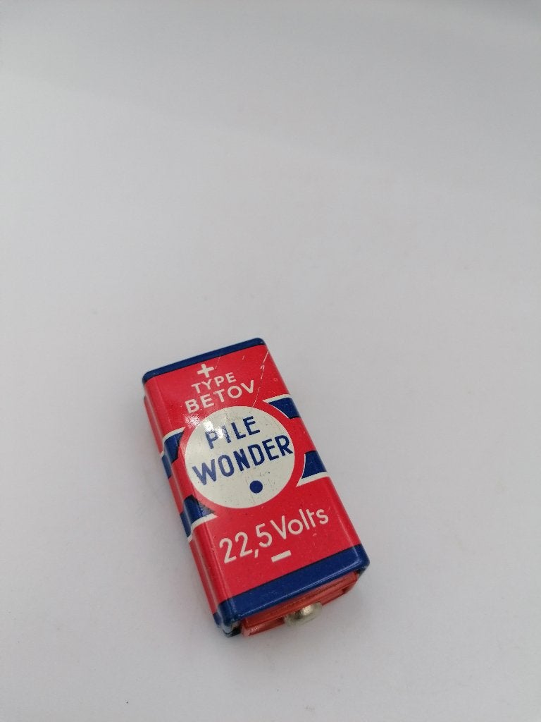 Vintage battery Pile wonder Type Betov IEC 15F20 22.5 V, Verzenden, Compact, Overige Merken