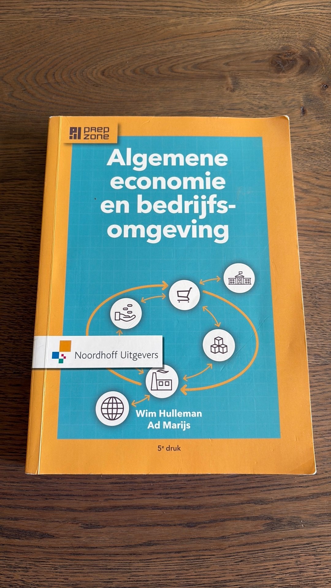 Algemene economie en bedrijfsomgeving 5e druk, Ophalen of Verzenden, Zo goed als nieuw, Economie en Marketing, W. Hulleman; A.J. Marijs