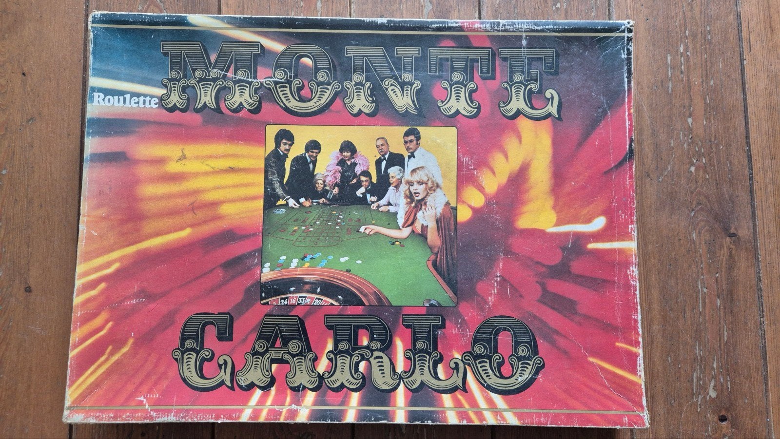 Vintage Monte Carlo Roulette spel uit de jaren 70 Peri, Hobby en Vrije tijd, Vijf spelers of meer, Ophalen of Verzenden, Gebruikt