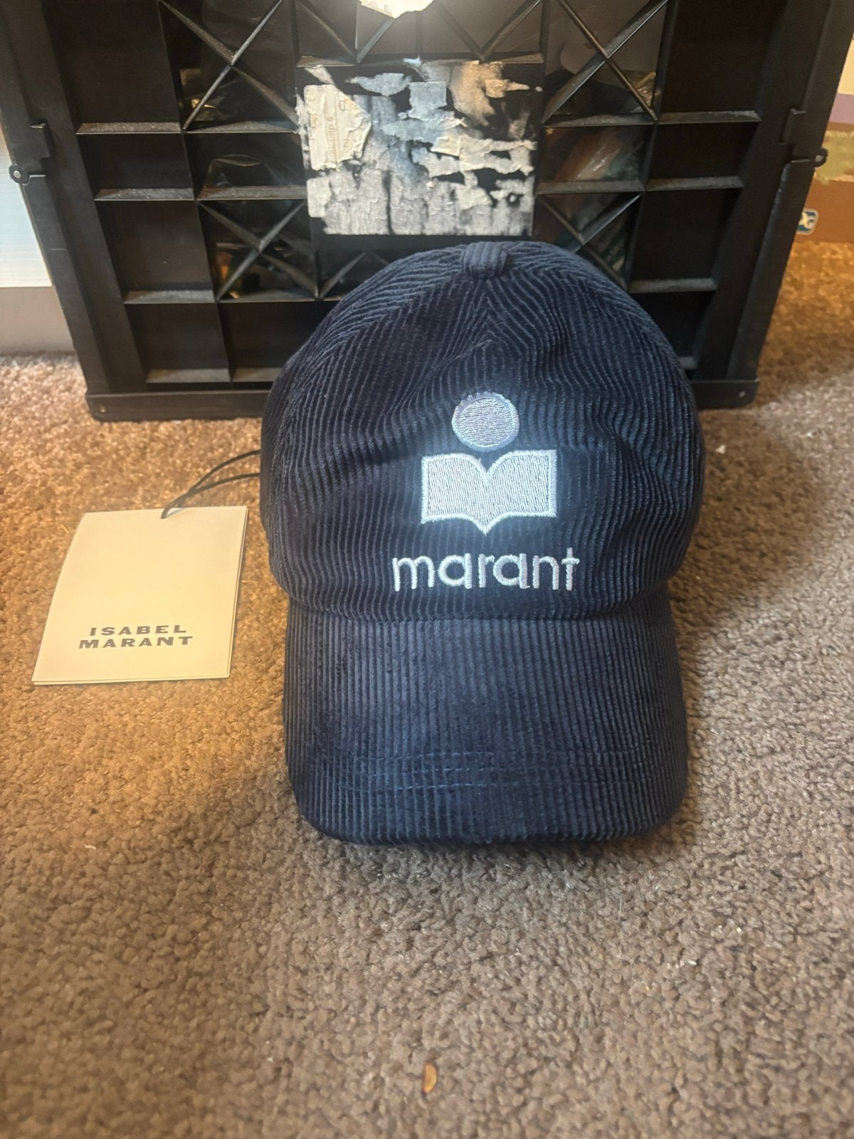 Isabel Marant pet donkerblauw, Ophalen of Verzenden, Nieuw, One size fits all, Pet