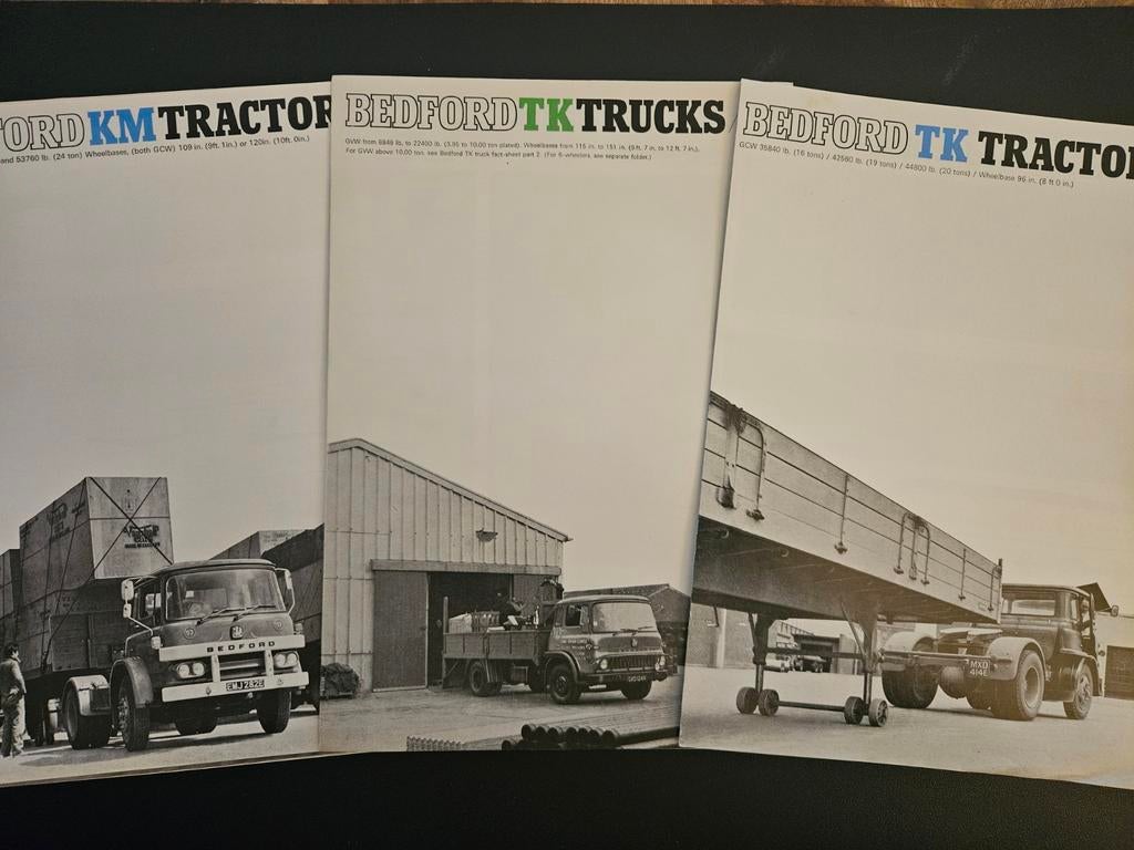 11 Brochures Bedford Trucks 1965 - 1970, Boeken, Ophalen of Verzenden, Zo goed als nieuw, Overige merken