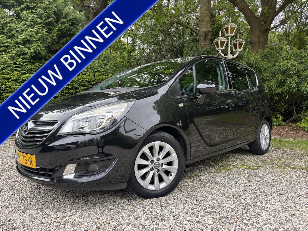 Opel Meriva 1.4 Turbo Cosmo / Airco / trekhaak / Slechts 86., Auto's, Voorwielaandrijving, Gebruikt, 4 cilinders, Zwart